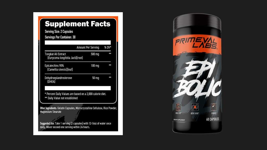 EPIBOLIC ANABOLIC AGENT NATURAL SUPPLEMENT