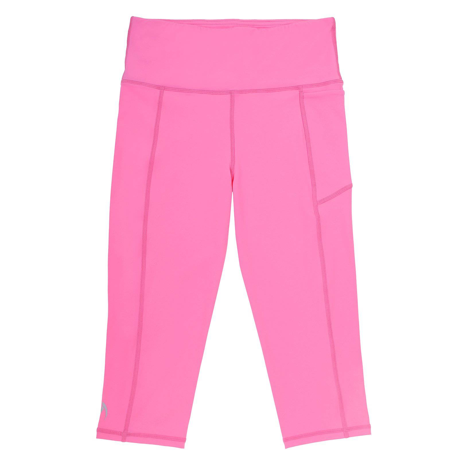 Girls Candy Pink 3/4 Leggings | School Active Sports