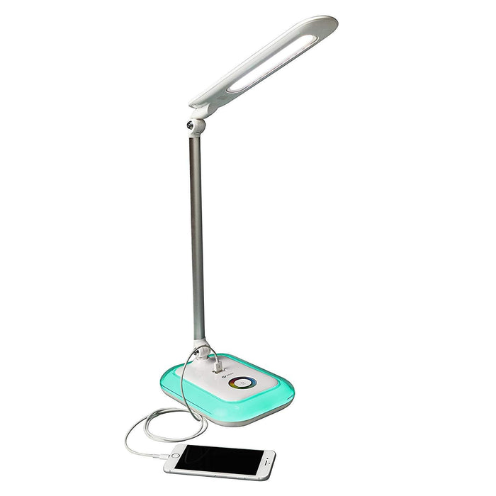 Ottlite Wellness Glow Led Desk Lamp With Color Changing Base
