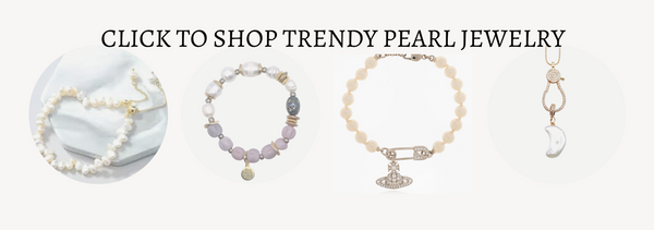 Trendy pearl jewelry