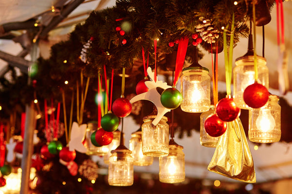 French market at Christmas time