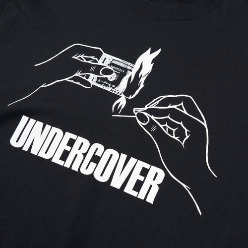 undercover shirt in black