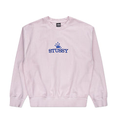 stussy sweatshirt in light pink