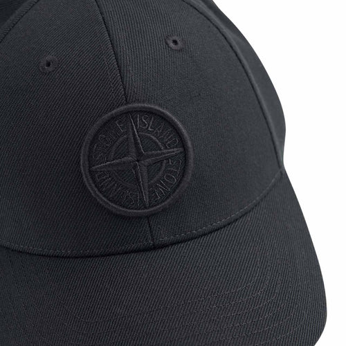 stone island cap black