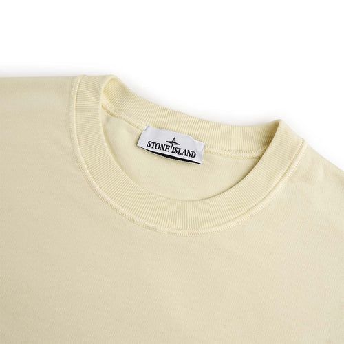 stone island pullover in light yellow
