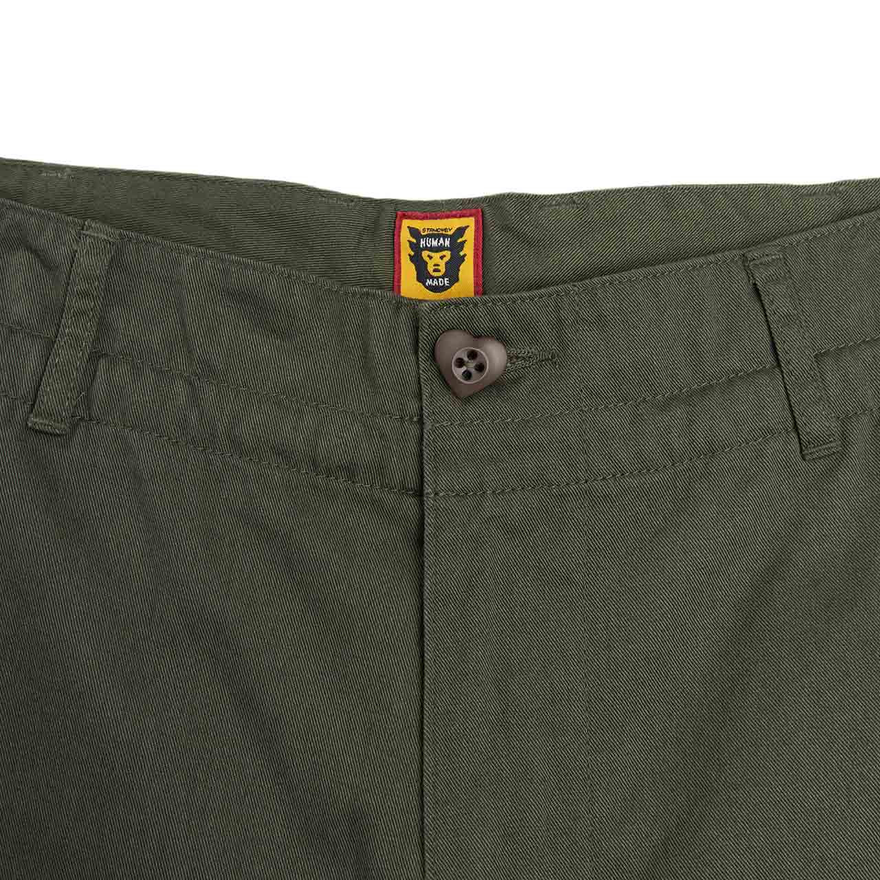 human made military easy pants (olive) | a.plus