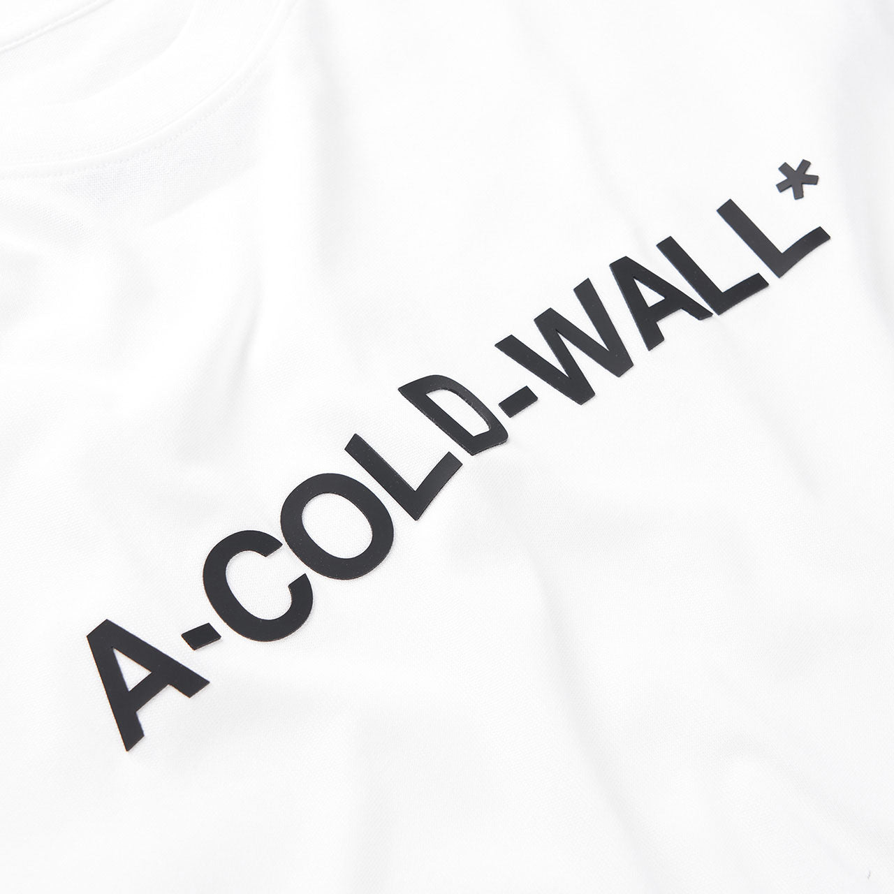 A cold wall logo on shirt