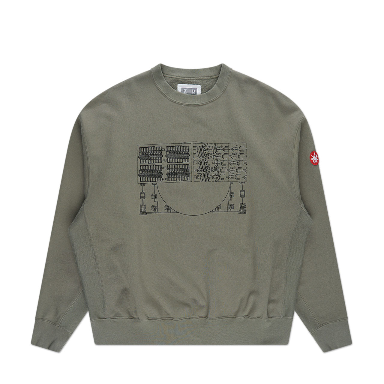 c.e cavempt OVERDYE MD RANGE CREW NECK - トップス