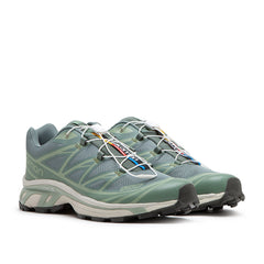 salomon womens shoes grey/green