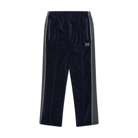 needles narrow velour trackpant (navy) | a.plus