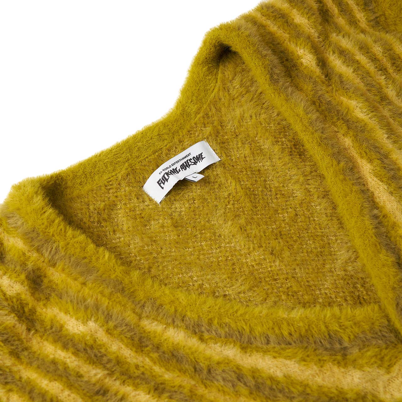 fucking awesome acid hairy cardigan (moss) | a.plus