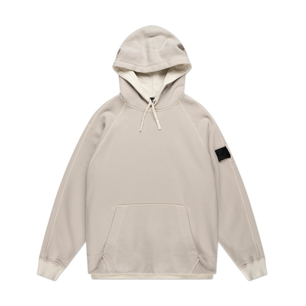 stone island shadow project hooded sweatshirt (pearl grey)