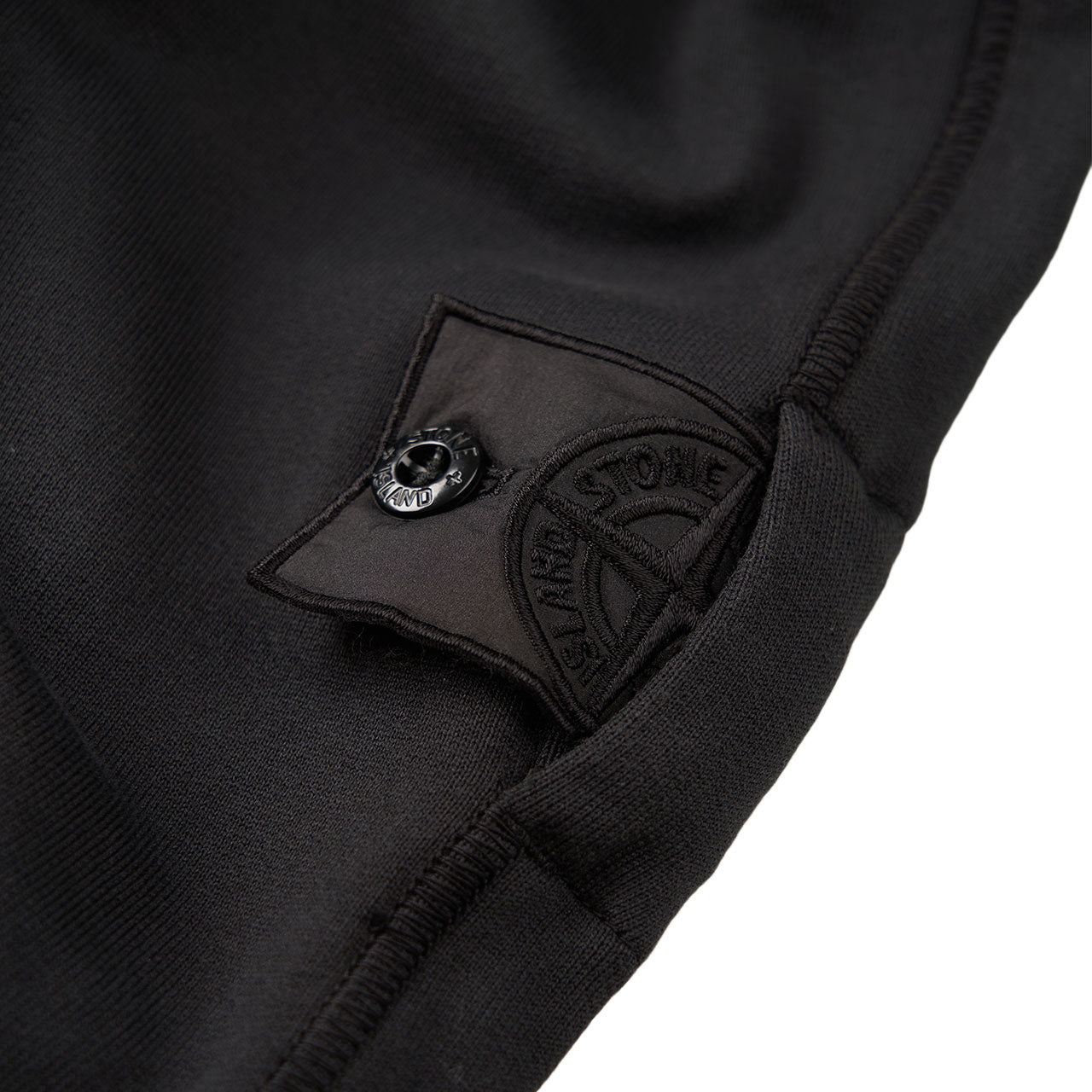 stone island shadow project mesh panel hoodie (black)