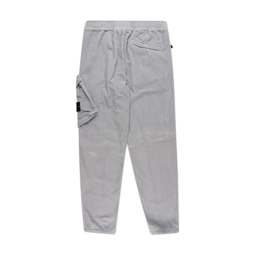 stone island corduroy cargo pants (grey) | a.plus