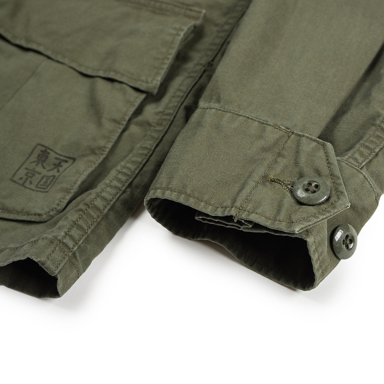 wacko maria fatigue jacket (type-3) (khaki) | a.plus