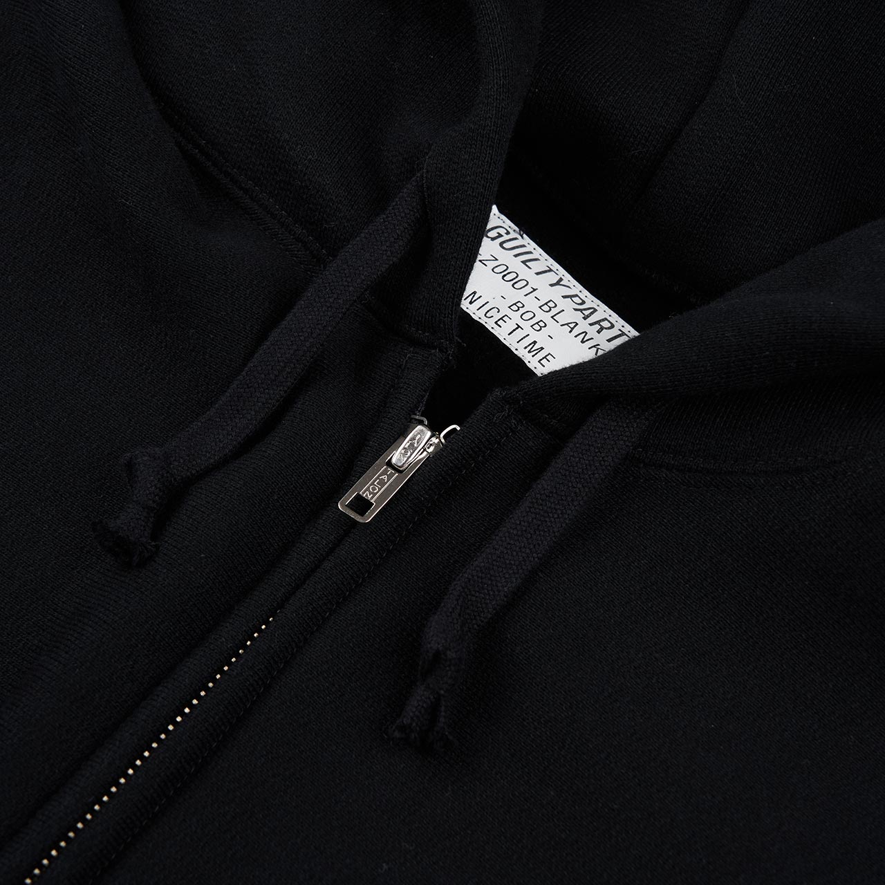 wacko maria heavyweight full zip hoodie (black) | a.plus