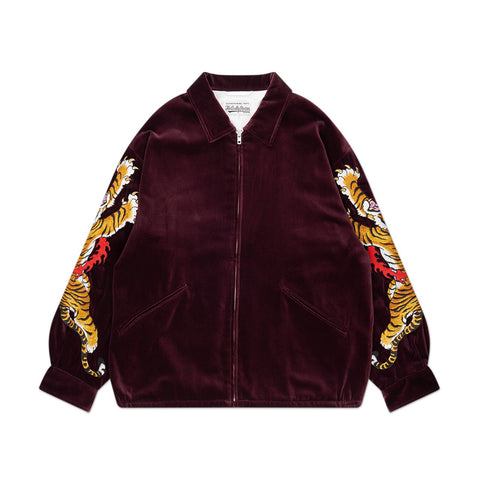 wacko maria tim lehi vietnam jacket (burgundy) | a.plus