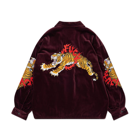 wacko maria tim lehi vietnam jacket (burgundy) | a.plus