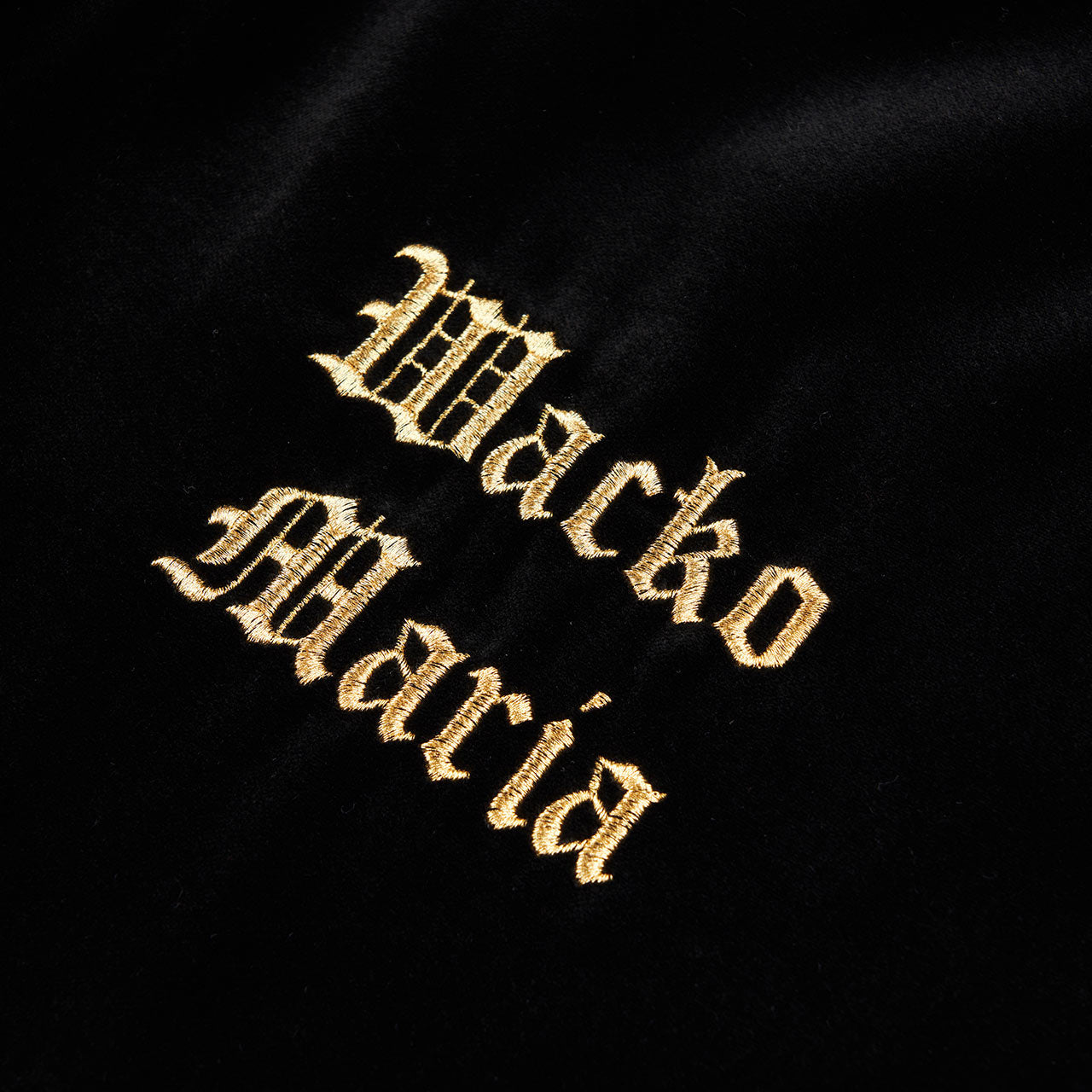 wacko maria velvet jacket (black) | a.plus