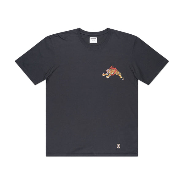 wacko maria x tim lehi standard crew neck t-shirt (black)