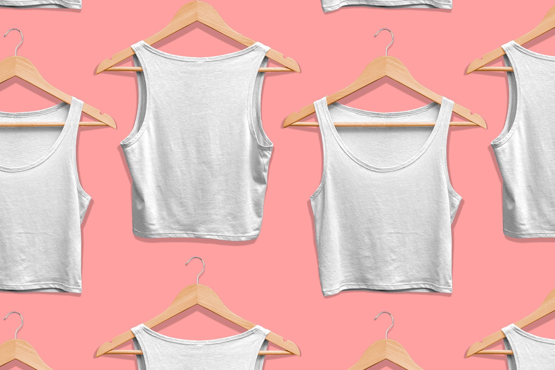 Download Women's Crop Tank Mockup - DesignSupply.Co