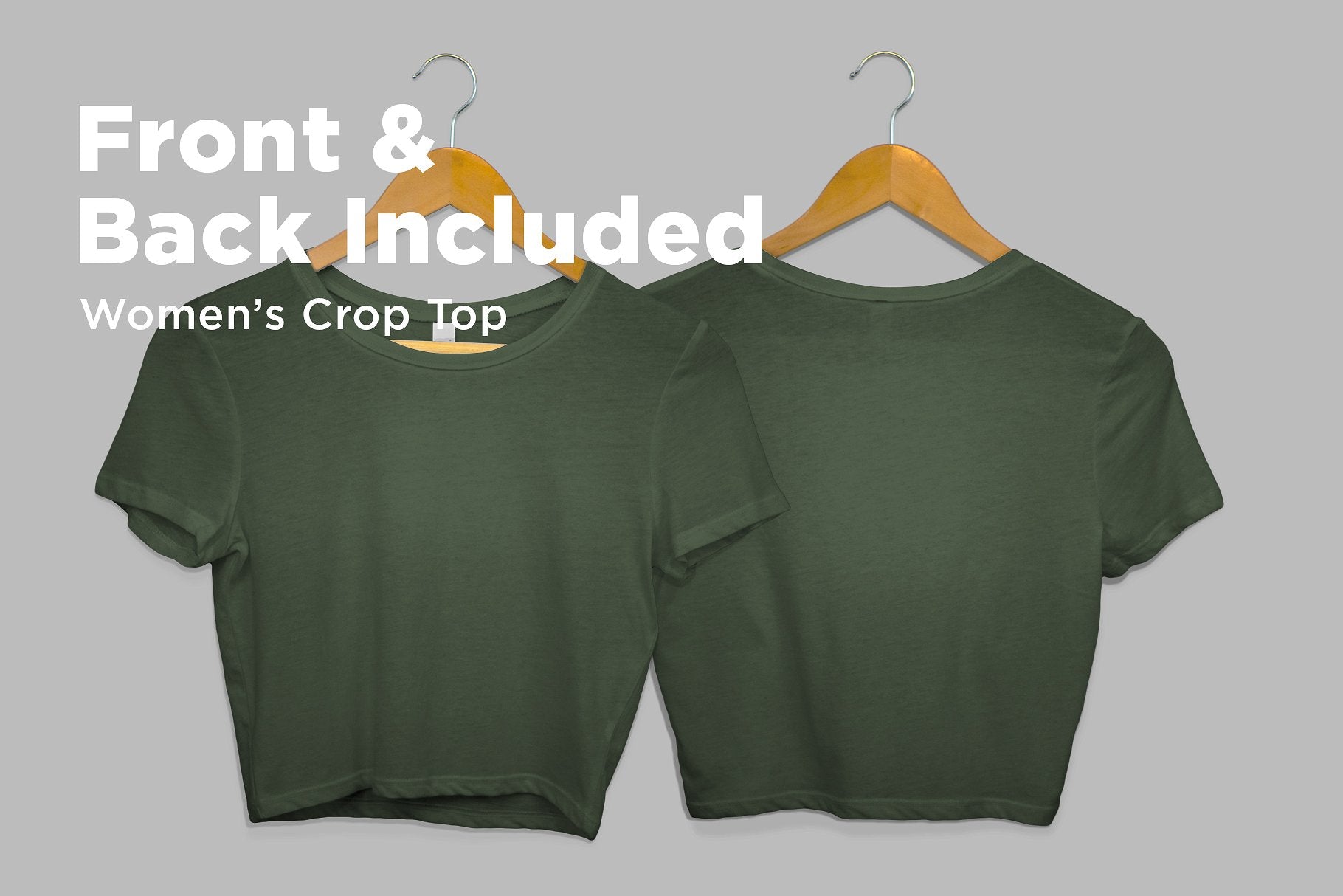 Download Women's Crop Top Mockup - DesignSupply.Co