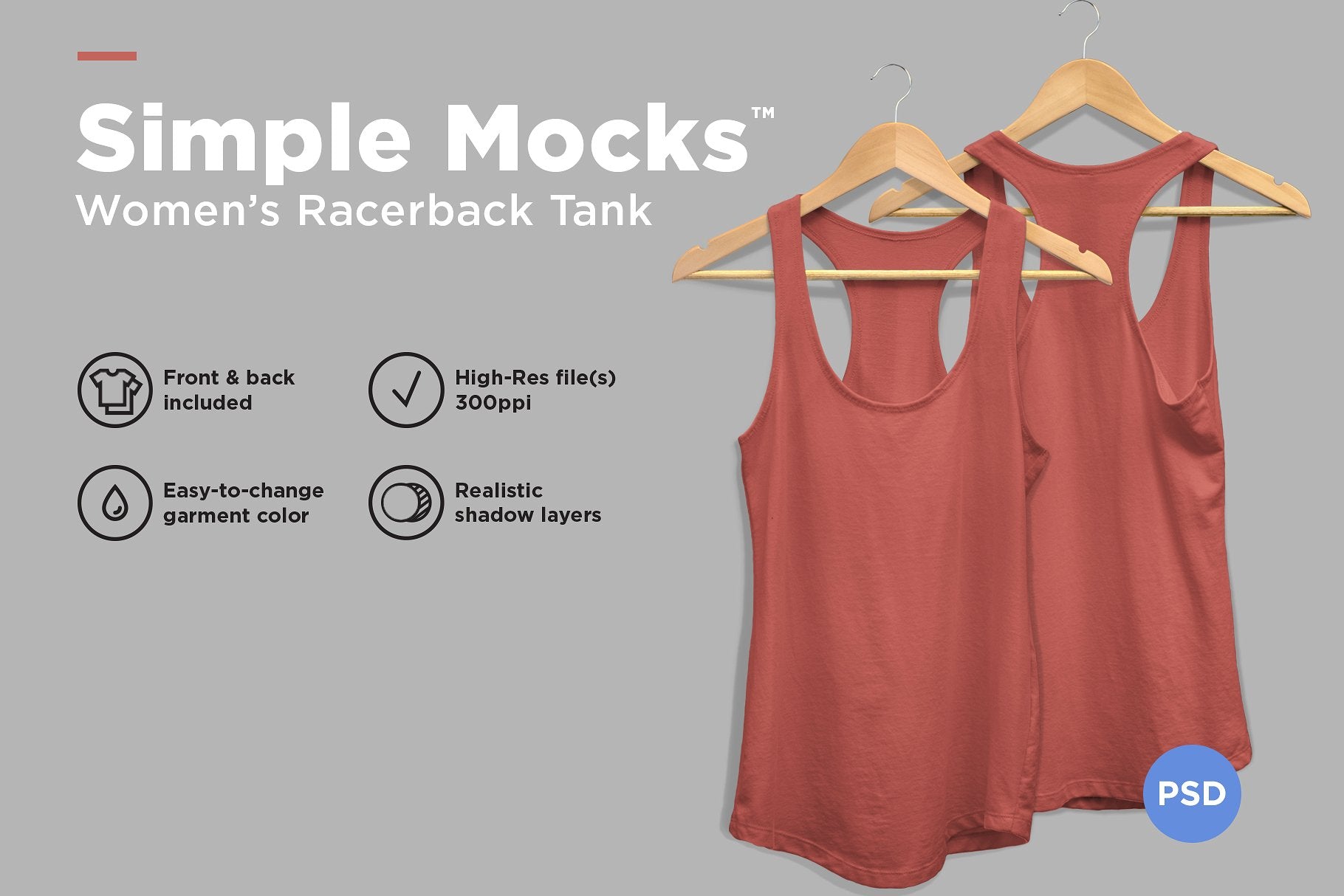 Download Women's Racerback Tank Mockup - DesignSupply.Co