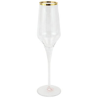 Modern Optic Champagne Toasting Flutes