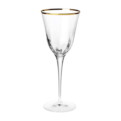 Gold Rim Wine Glass — Dickinson Glass