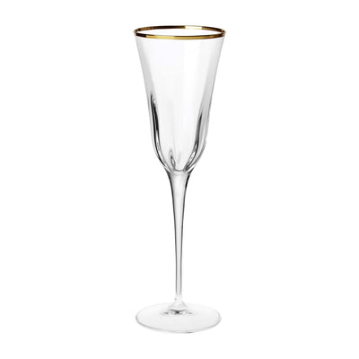 Gold Rim Wine Glass — Dickinson Glass