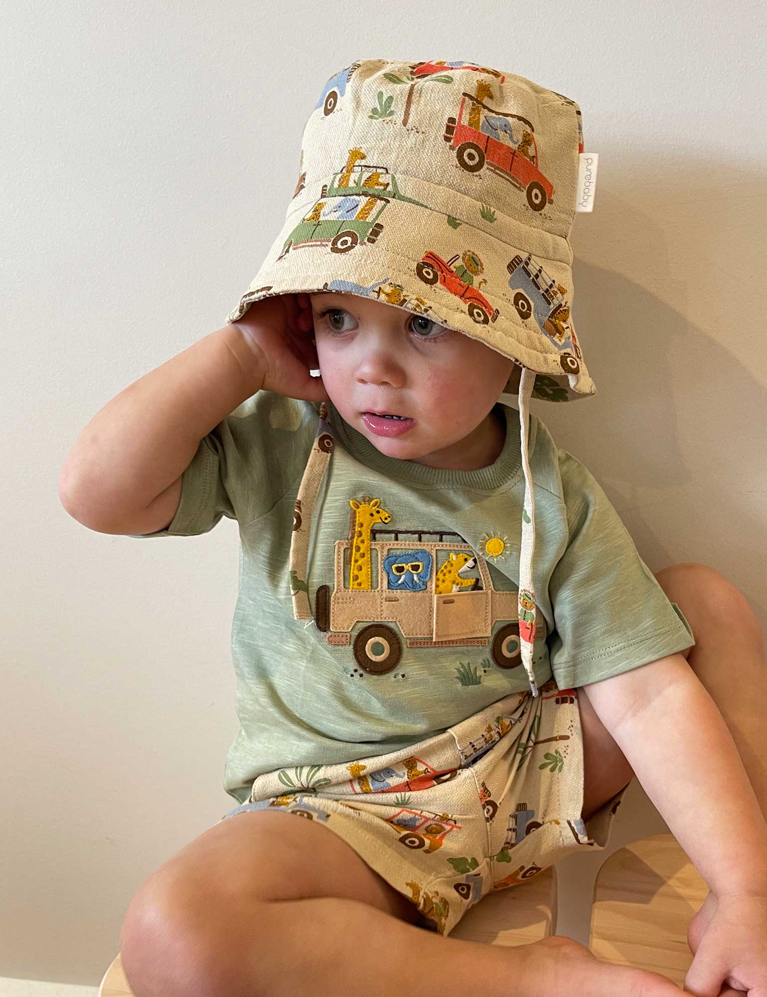 Safari Bucket Hat - Purebaby