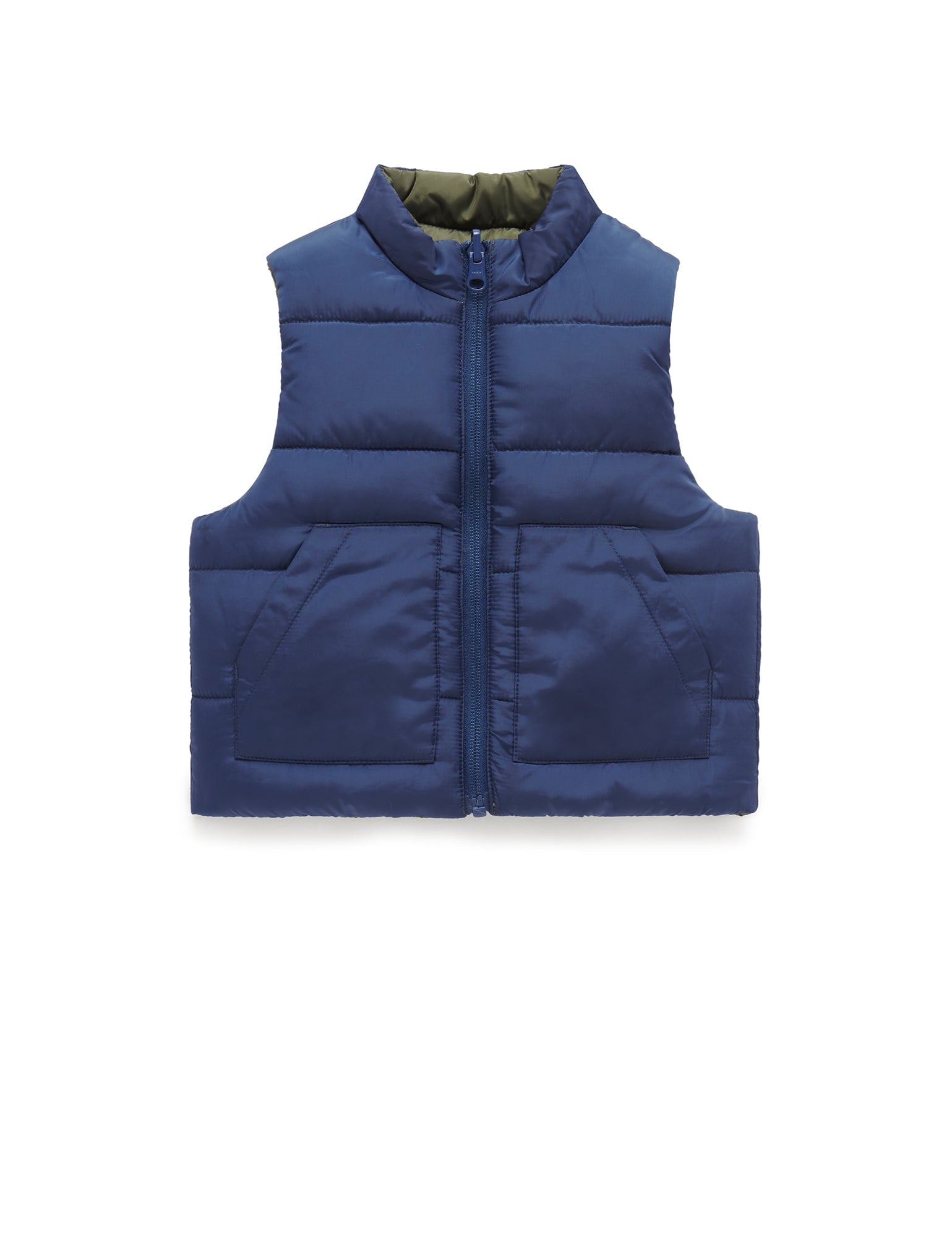 Reversible Puffer Vest - Purebaby