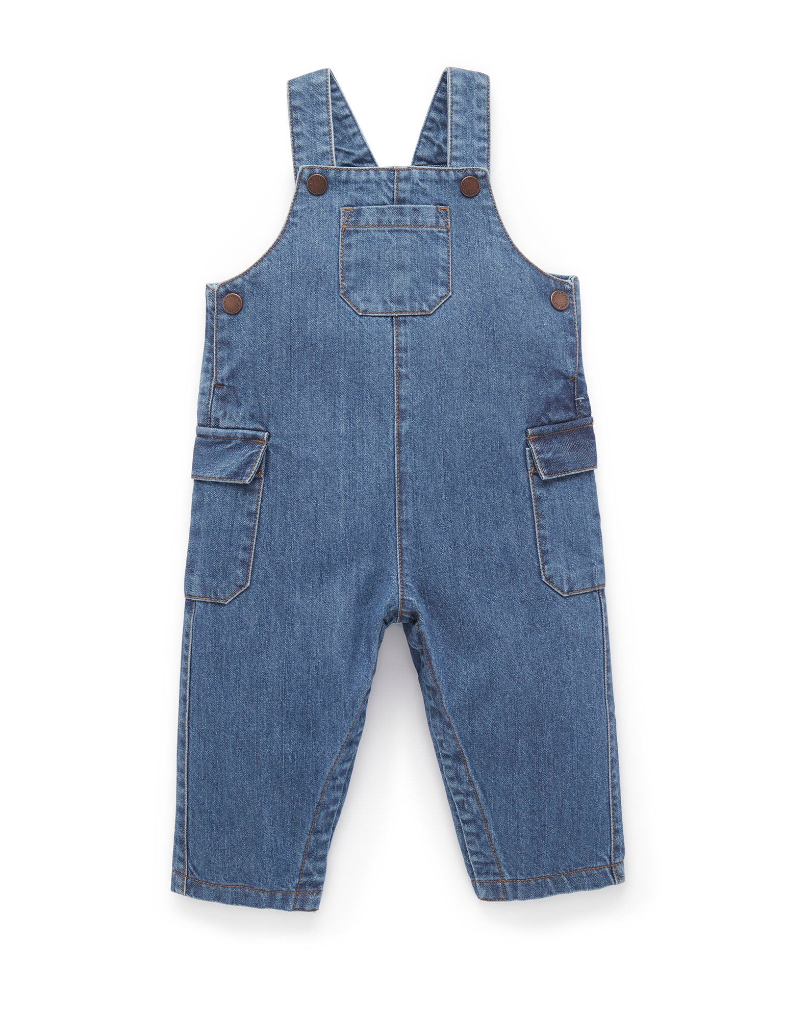 Buy A TWO BAZAAR Baby & Boys Jean Overalls Pants Set | (Blue) | (1-2 Year)  at Amazon.in