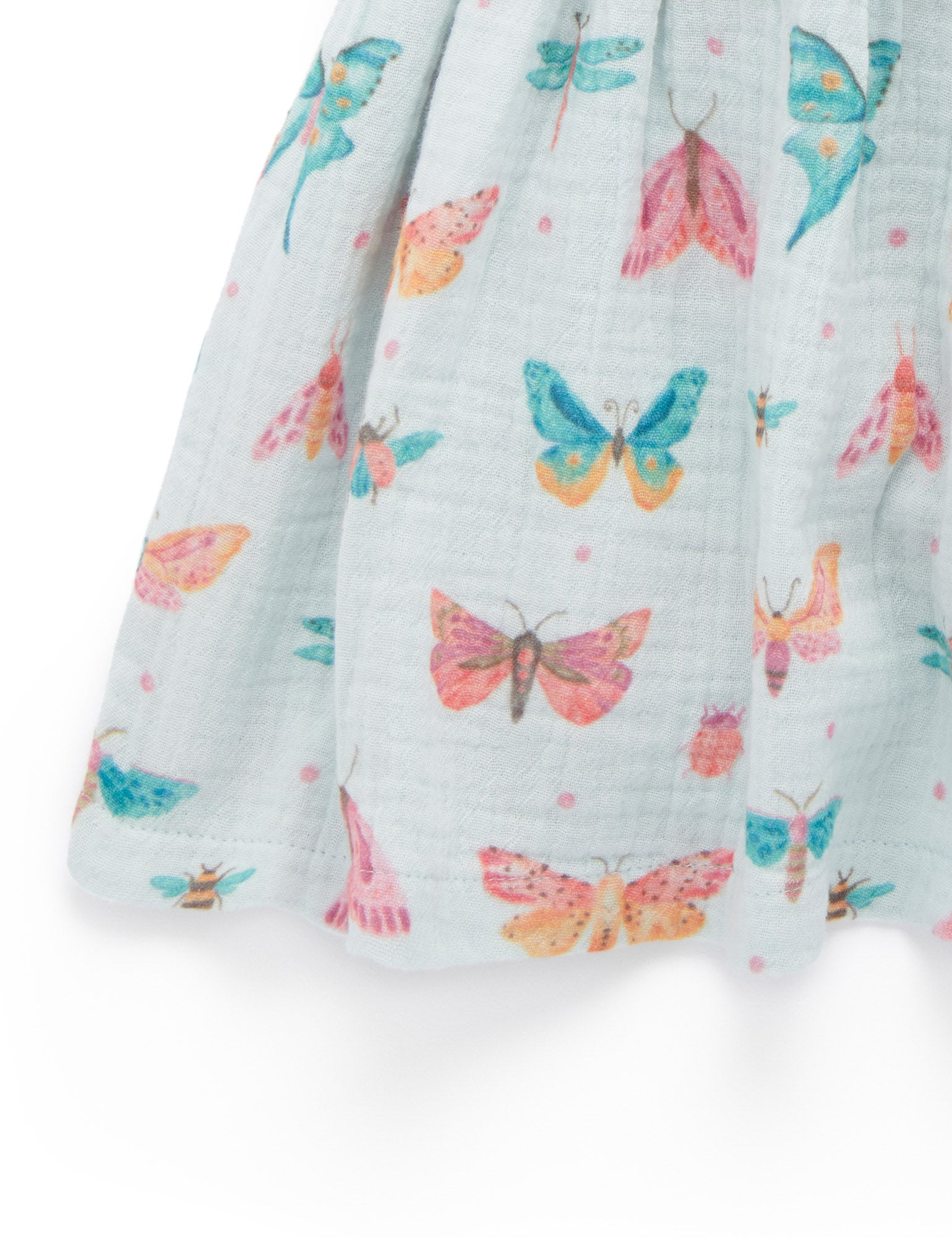 Gathered Shorts - Butterfly Print - Purebaby