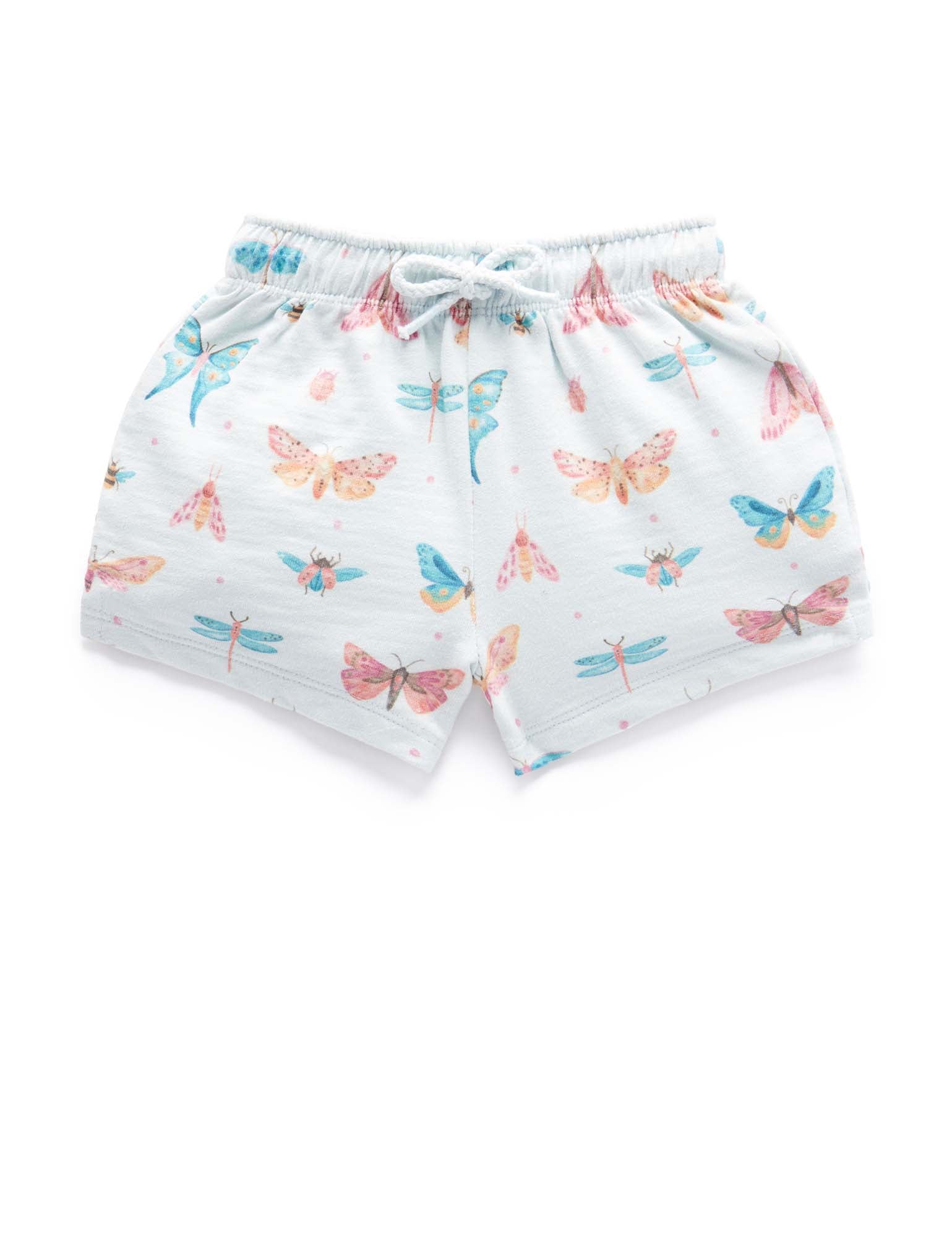 New York Butterfly Comfy Shorts Shorts de Verão - Temu Portugal