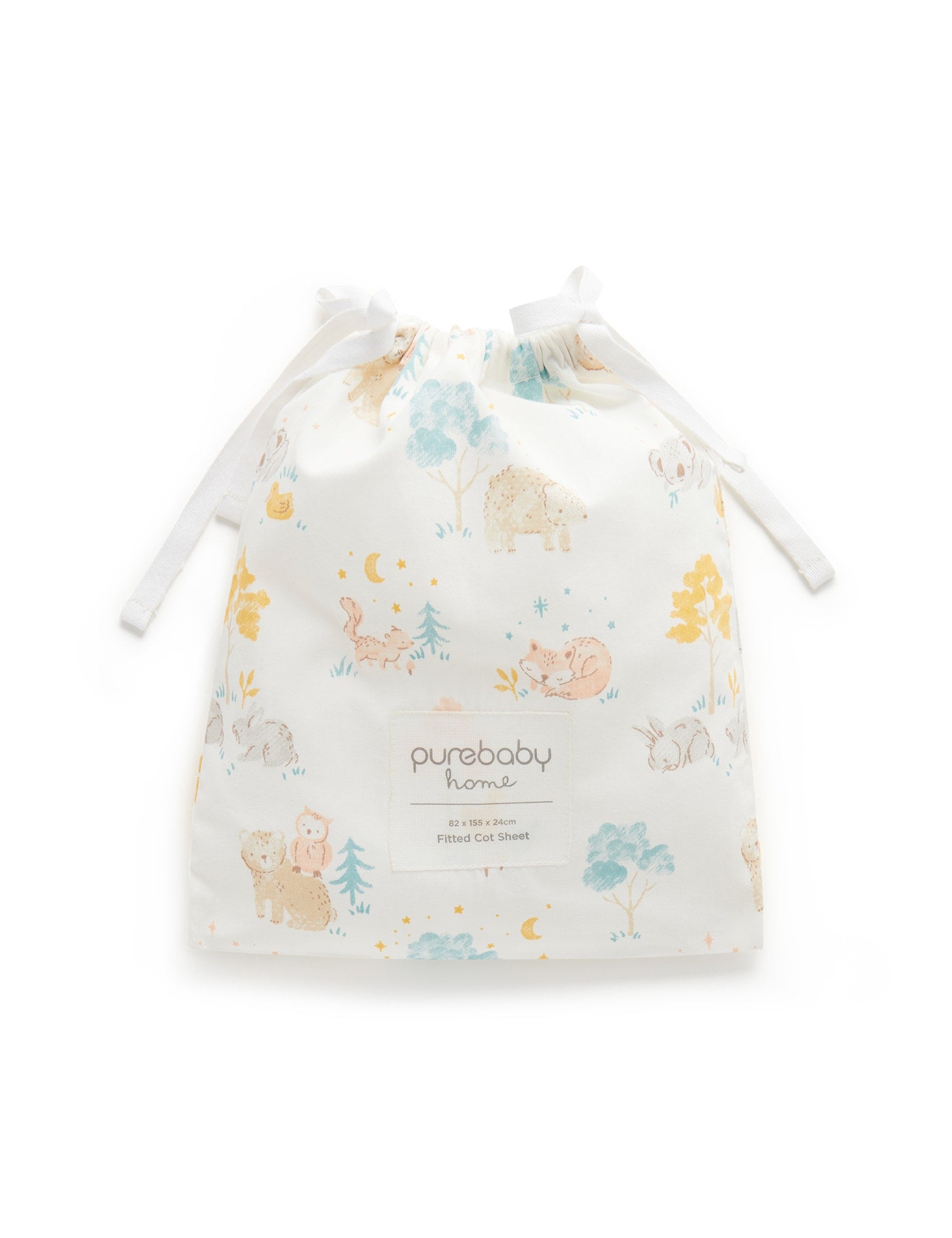 Printed Fitted Cot Sheet