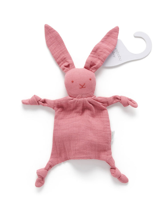 Embroidered Lined Blanket - Little Bunny - Purebaby