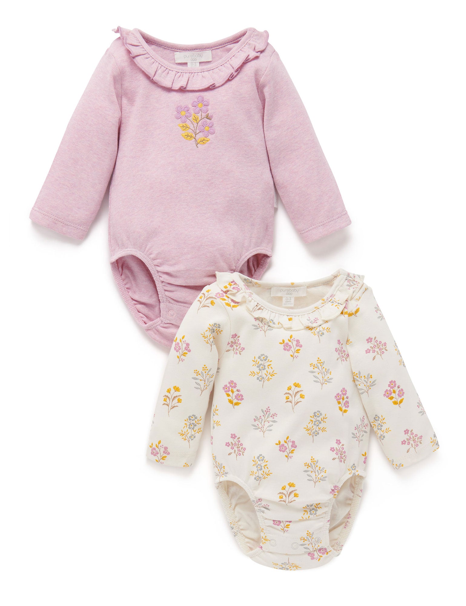 Baby Bodysuits - Boys, Girls & Unisex - Purebaby - Purebaby