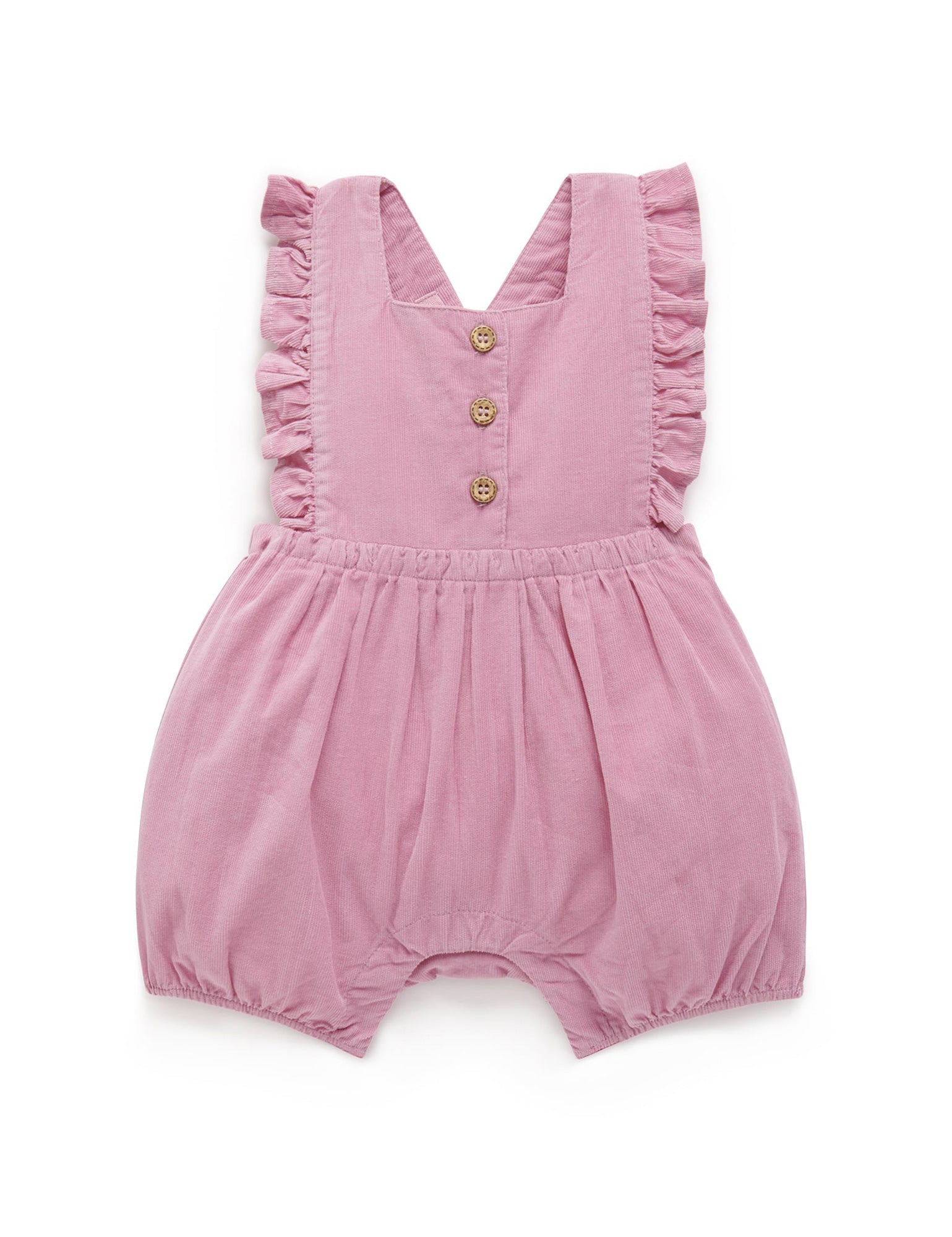 Corduroy Ruffle Romper