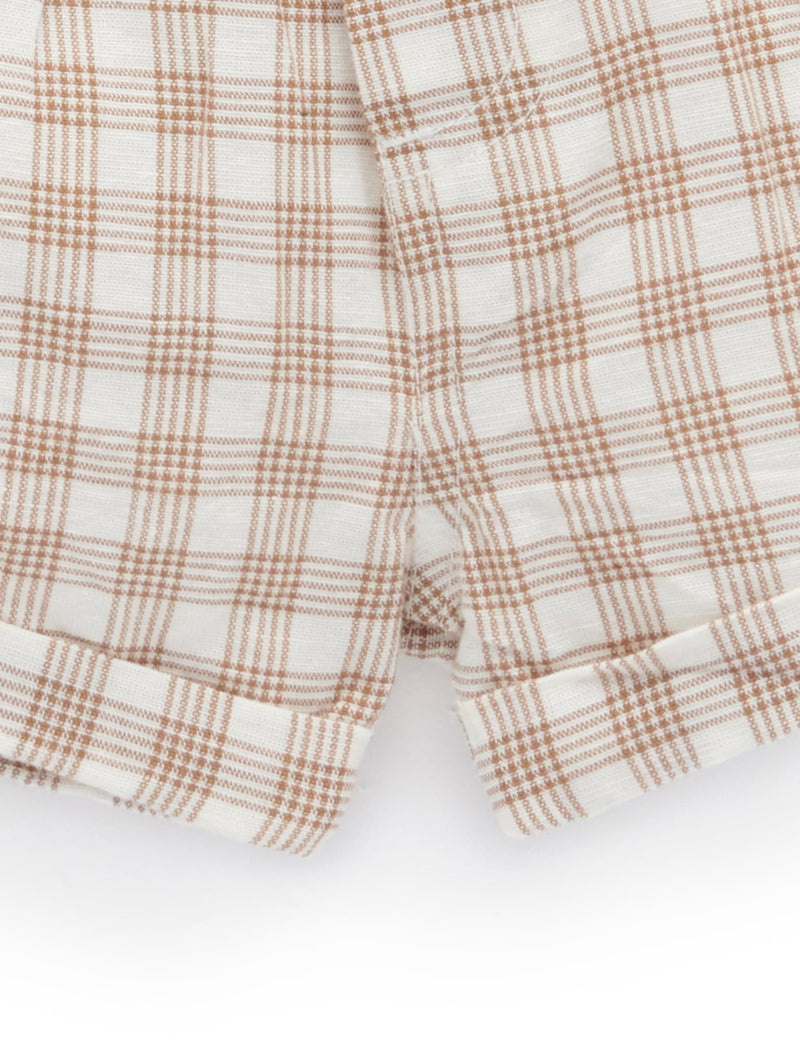 Gingham Set - Ginger Gingham - Purebaby