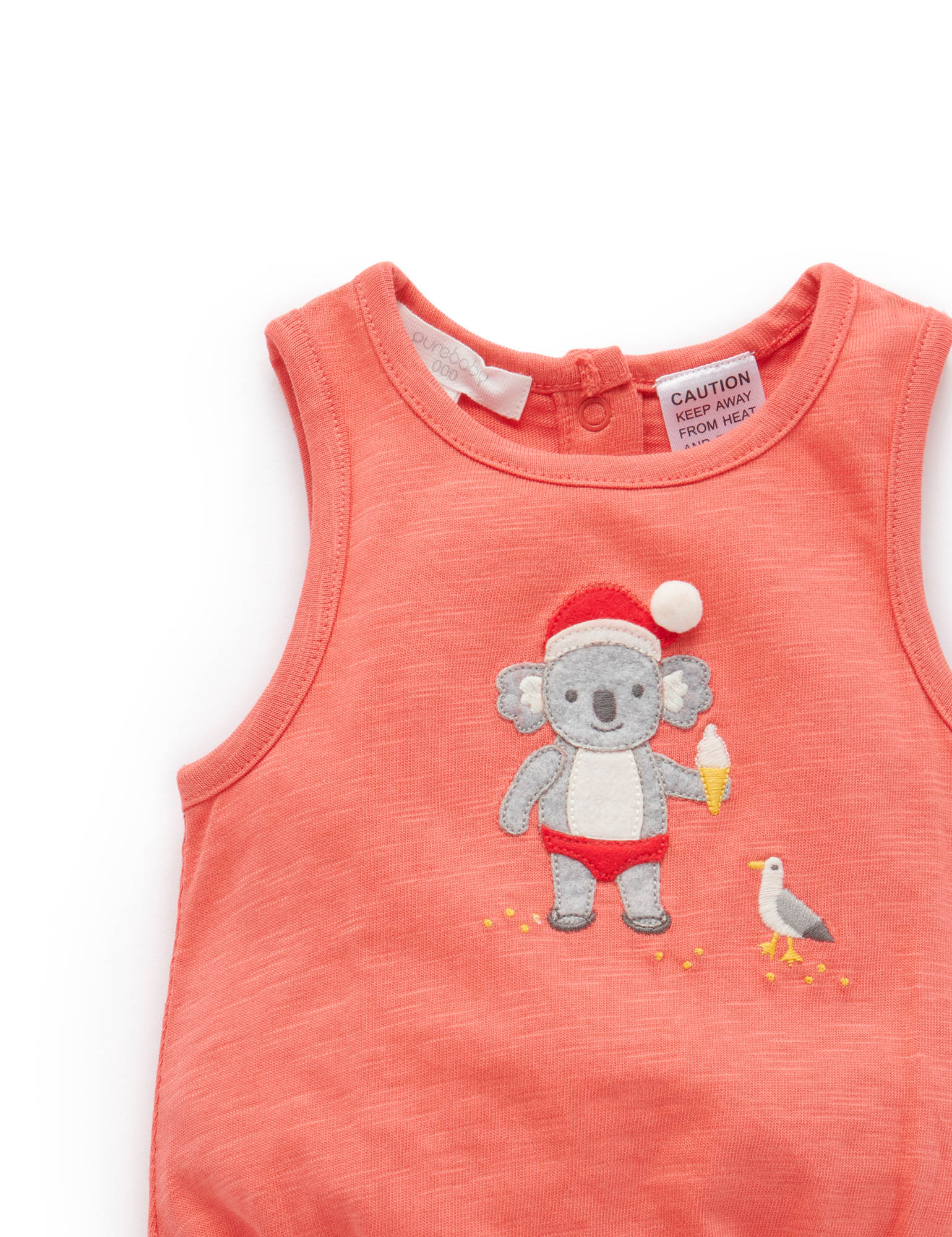 Baby Gifts • Cotton Ribbed Bodysuit- Koala • Ponchik • Australia