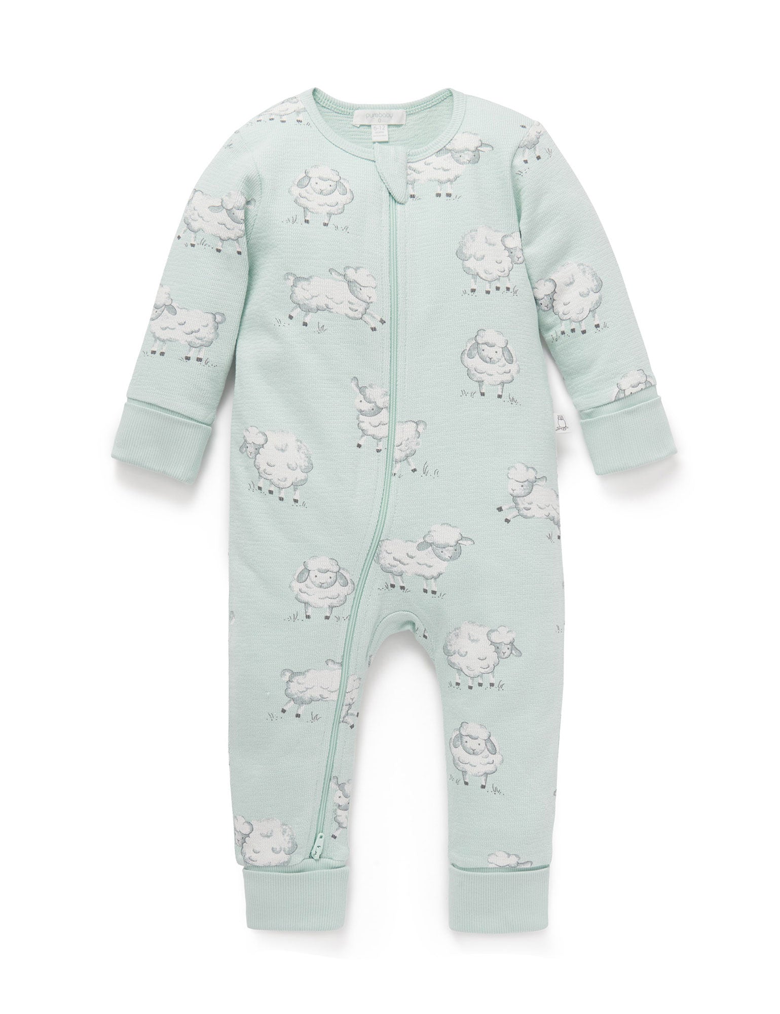 Lamb Textured Footless Onesie