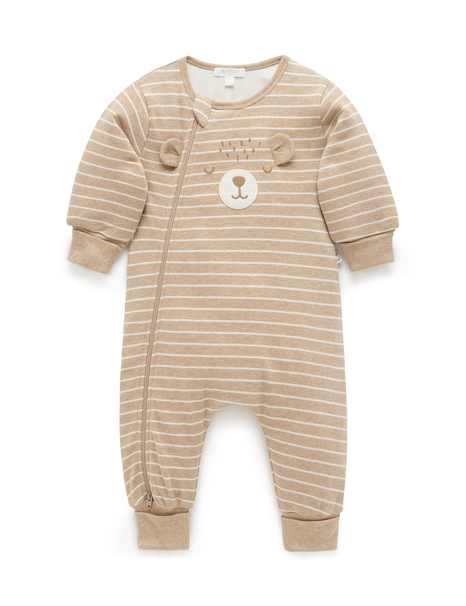 Padded Sleeve Bear Onesie