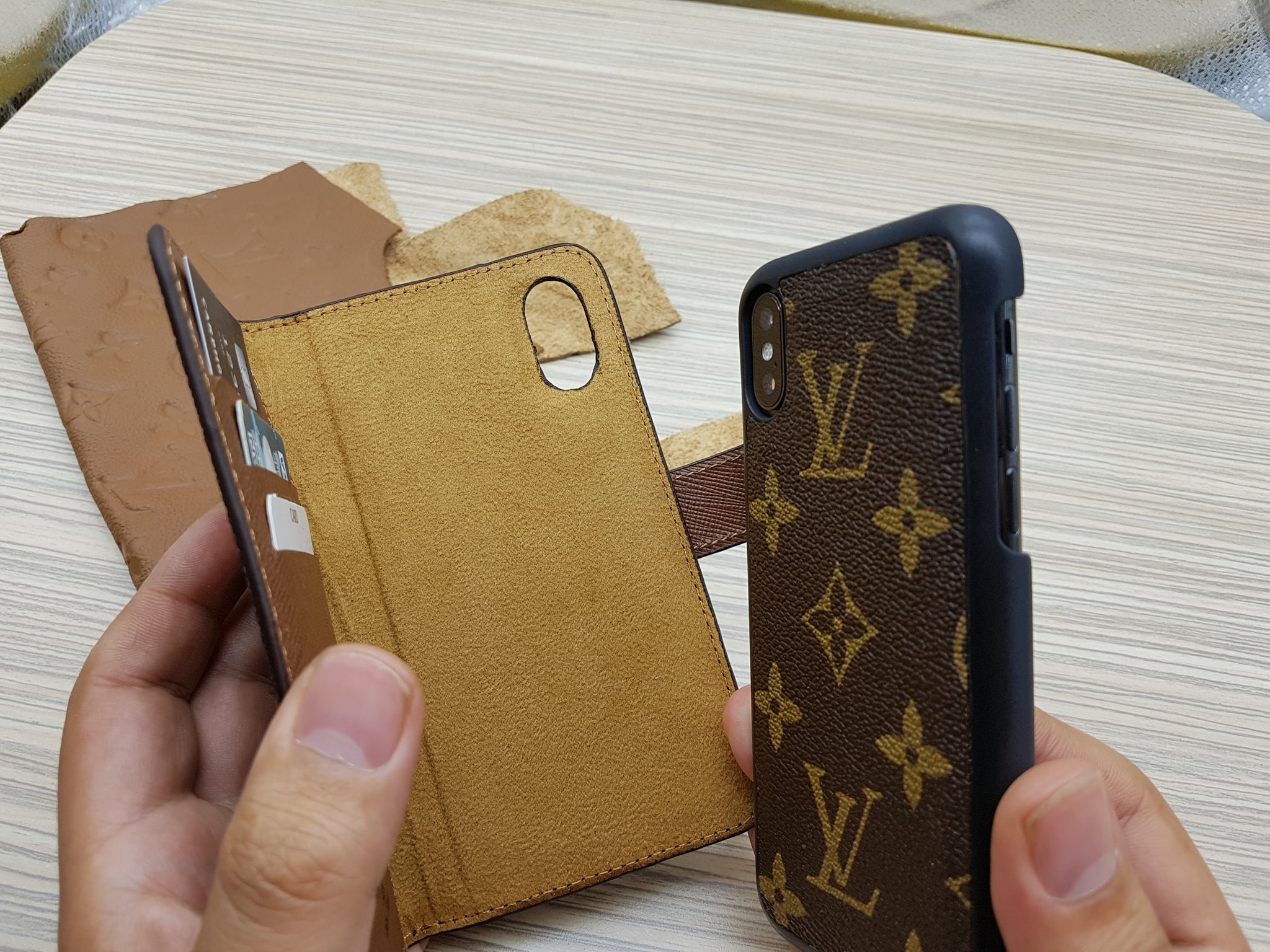 iPhone x Wallet Case, iPhone Xs Max Leather Case, LV iPhone Xs Case, M – Authentic Strap Store