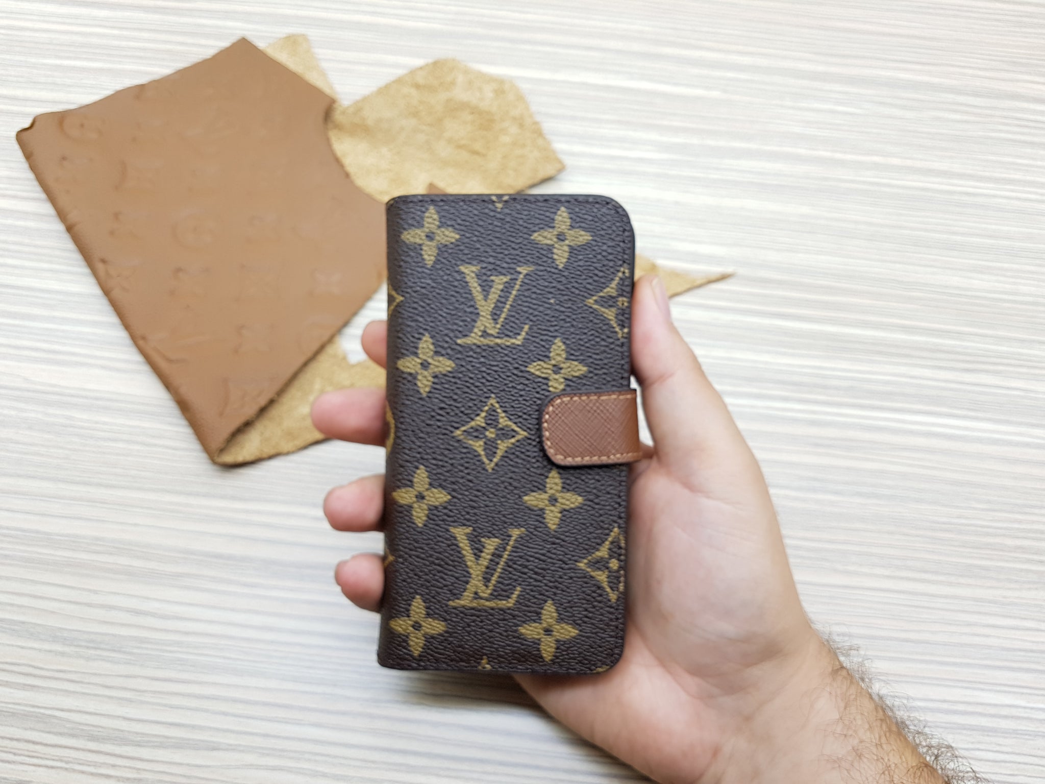 iPhone x Wallet Case, iPhone Xs Max Leather Case, LV iPhone Xs Case, M – Authentic Strap Store