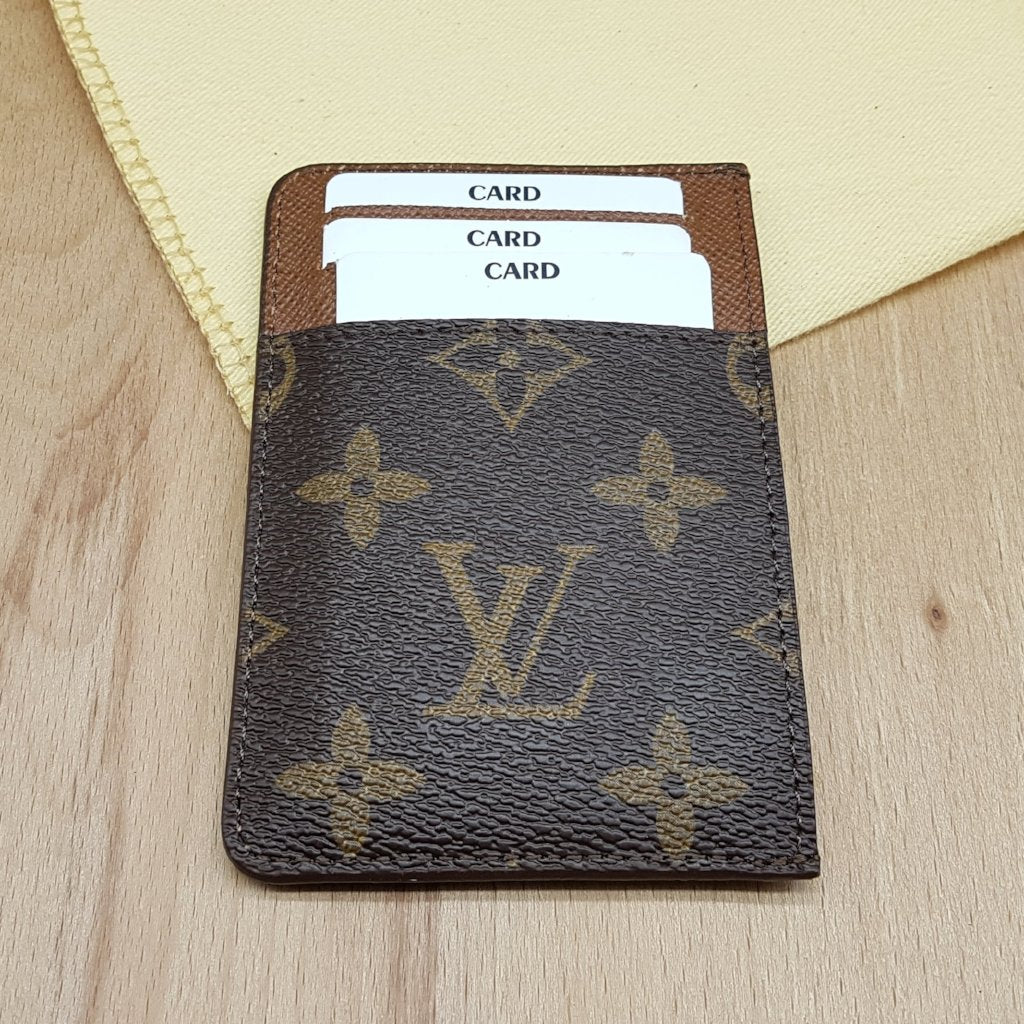 Louis Vuitton Card holder, LV cardholder, handmade, LVfashion, leather - Authentic Strap Store
