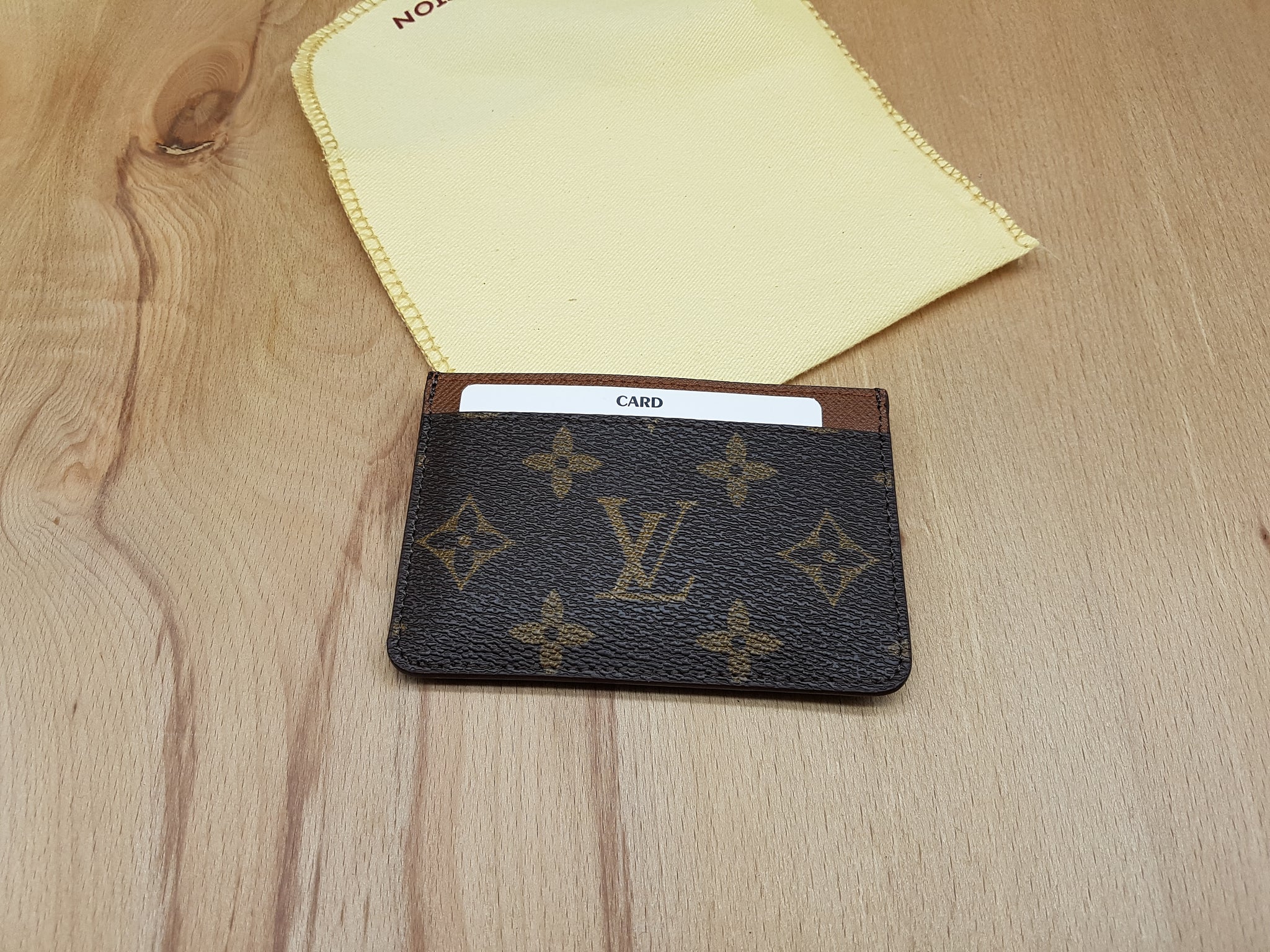 Louis Vuitton Card holder, LV cardholder, handmade, LVfashion, leather – Authentic Strap Store