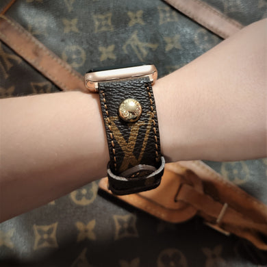 $60 Upcycled Authentic Louis Vuitton Apple Watch Band