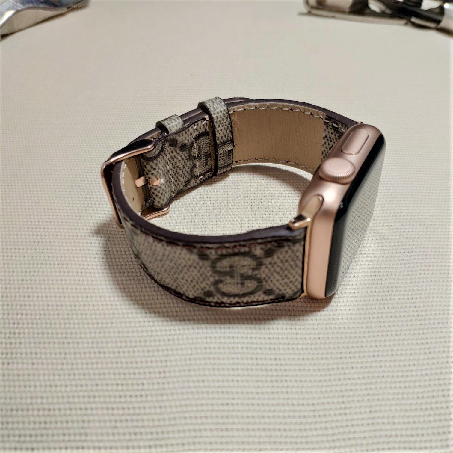 gucci floral apple watch band
