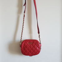 red guess crossbody purse